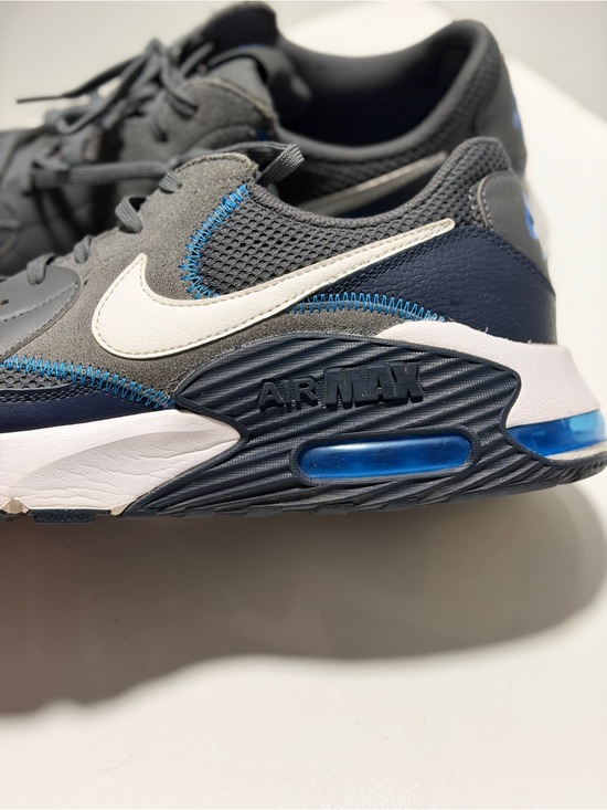 Nike Grey and Blue Running Sneakers